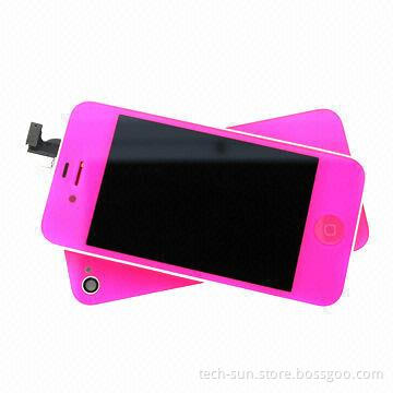 Color Front LCD Display Screen for iPhone 4/4S, with Digitizer Assembly Battery Back Cover